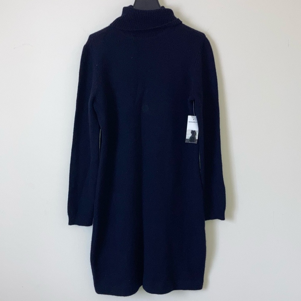 RALPH LAUREN |  Long Sleeve Cashmere Dress - Navy, Medium